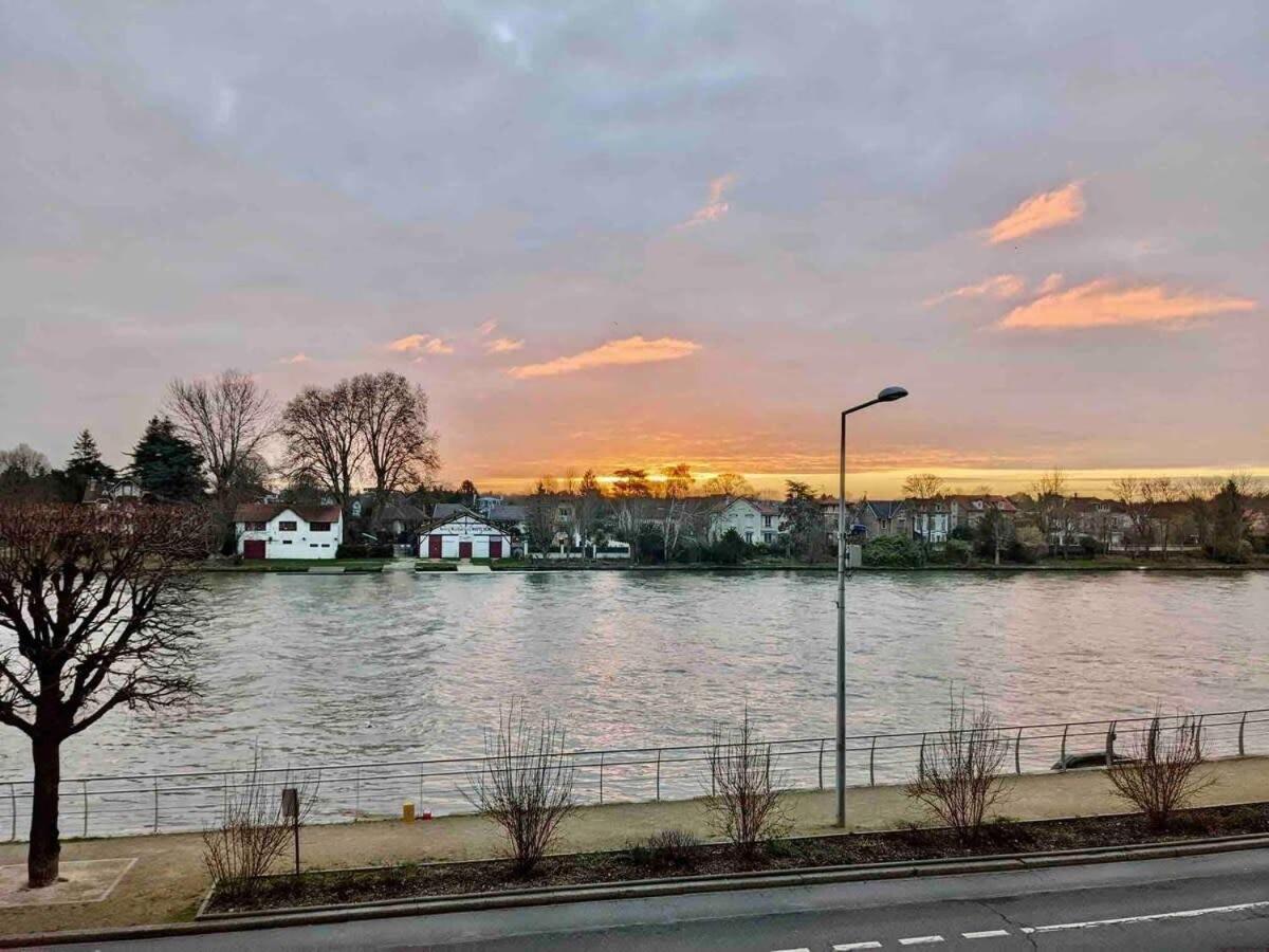 Appart'Hotel Luminous Vue Seine- Paris 15Min ฌูวิซี-ซูร์-รอจ ภายนอก รูปภาพ